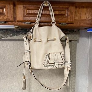 Lancel Premier Flirt Bucket Bag Large Cream